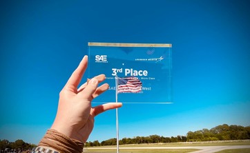 3. miejsce w kategorii Mission Performance klasy Micro dla Koła Naukowego EUROAVIA Rzeszów,
